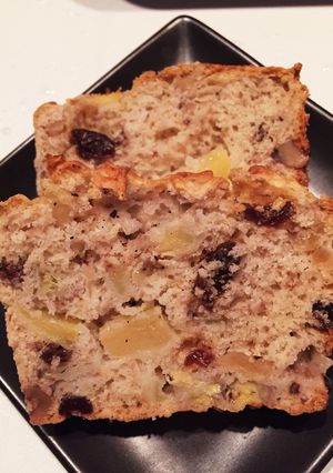 ノンシュガー バナナとリンゴのケーキ-レシピのメイン写真