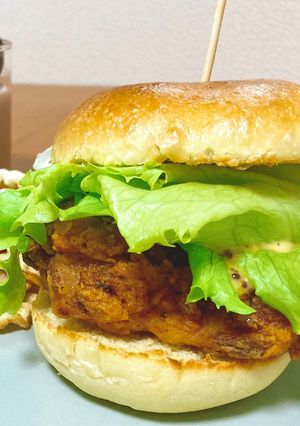 ハニマスフライドチキンバーガー-レシピのメイン写真
