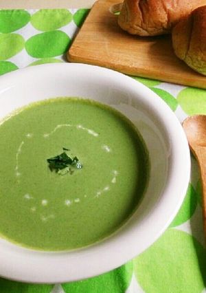 キャベツの外側の葉で!グリーンポタージュ-レシピのメイン写真