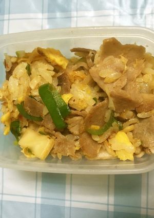 【冷凍炒飯アレンジ】時短キムチ炒飯-レシピのメイン写真