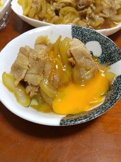 ☆豚バラ肉と玉ねぎのすき焼き風☆-レシピのメイン写真