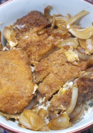 料理初心者向け５分で完成美味しいカツ丼-レシピのメイン写真