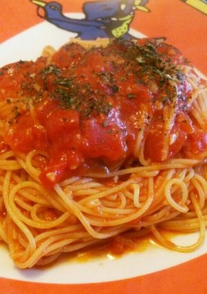 トマトとにんにくのパスタ-レシピのメイン写真