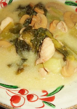 簡単美味♡鶏肉と青梗菜のクリーム煮-レシピのメイン写真
