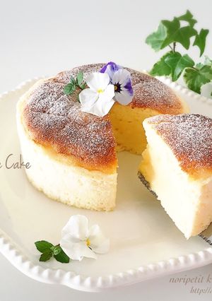 ふわぁ〜しゅわ♡ヨーグルトスフレケーキ♡-レシピのメイン写真