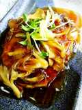 絶品ヘルシー豆腐ハンバーグきのこあんかけ