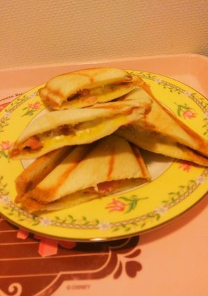 【喫茶店】ベーコン&チーズの焼きサンド-レシピのメイン写真