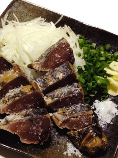 明神丸風 藁焼鰹 塩たたき-レシピのメイン写真