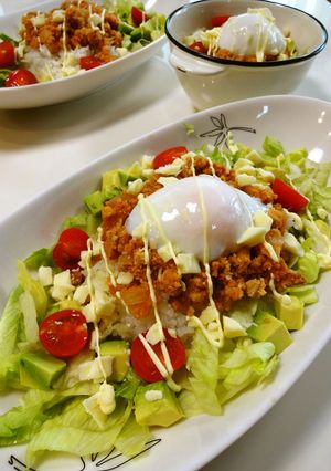 まるでお肉☆高野豆腐でタコライス-レシピのメイン写真