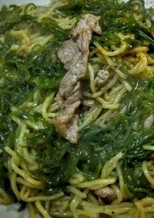 おすすめ！簡単めかぶのあんかけ焼きそば！-レシピのメイン写真