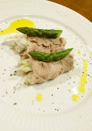 豚肉のアスパラ白菜巻き　食べ応えあり！-レシピのメイン写真