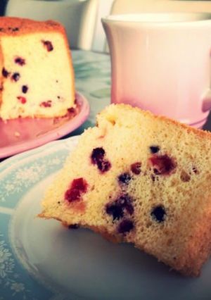 米粉でつくる ベリーシフォンケーキ-レシピのメイン写真