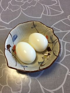 殻むきに絶対失敗しない固ゆでゆで卵!-レシピのメイン写真