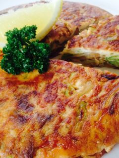 玉ねぎとキャベツのスペイン風オムレツ-レシピのメイン写真