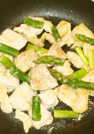 アスパラ鶏胸肉の野菜炒め♪お弁当・サラダ-レシピのメイン写真