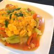 半玉いけちゃう♡キャベツと卵の中華餡