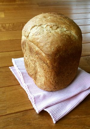 HBでふわぱりグラハム食パン-レシピのメイン写真