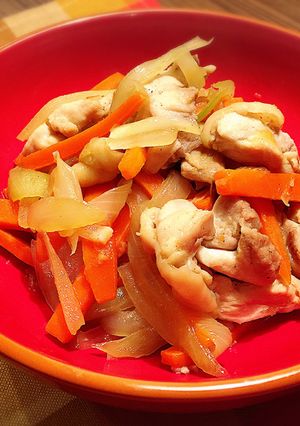 鶏もも肉と野菜たくさんショウガ焼き-レシピのメイン写真