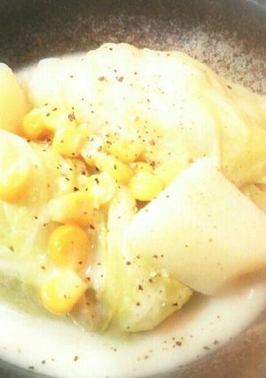 くるくる★ロールキャベツ★クリーム煮-レシピのメイン写真