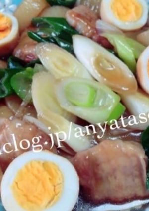 豚薄切りde激安角煮風-レシピのメイン写真