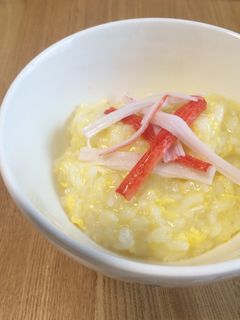胃に優しい大根と卵のお粥-レシピのメイン写真
