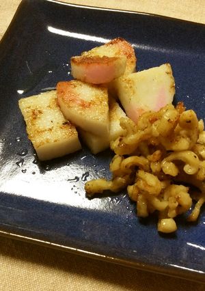 茹で鶏の皮のオリーブオイル焼き-レシピのメイン写真