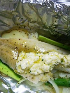野菜たっぷり♡白身魚と春野菜のホイル蒸し-レシピのメイン写真