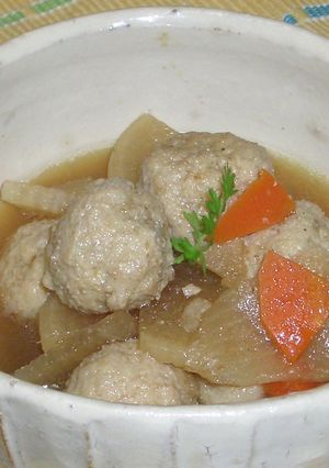 ふんわり肉だんごのおつゆ-レシピのメイン写真