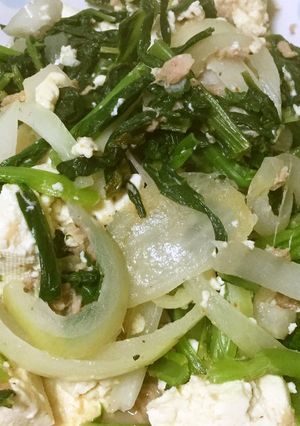 THEチキナーチャンプル(からし菜炒め)-レシピのメイン写真