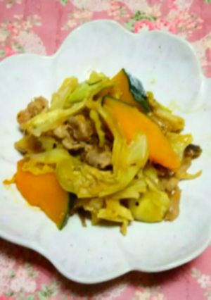ご飯が進む春キャベツと豚肉エスニック炒め-レシピのメイン写真
