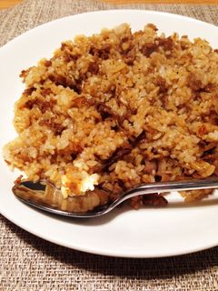 牛肉のガーリックスタミナ焼き飯☆-レシピのメイン写真