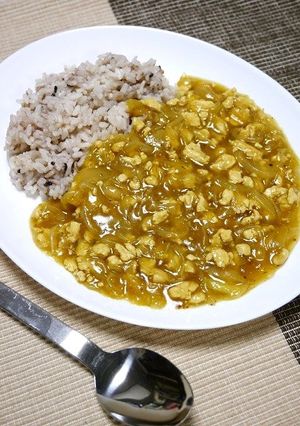 簡単！たっぷり玉葱のカレー風あんかけ-レシピのメイン写真