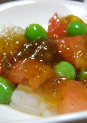 節つゆジュレで和え物-レシピのメイン写真