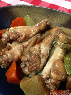 手羽元と根菜の煮物☆黄金タレ-レシピのメイン写真