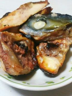 魚の「あら」の塩焼き-レシピのメイン写真
