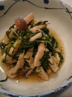 簡単!水菜とおあげの炊いたん-レシピのメイン写真
