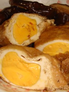 簡単!!卵と油揚げの袋煮☆-レシピのメイン写真