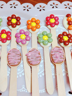 簡単!可愛い♡スプーンチョコ-レシピのメイン写真