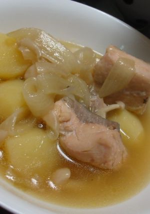 鮭とジャガイモのバターしょうゆ煮-レシピのメイン写真