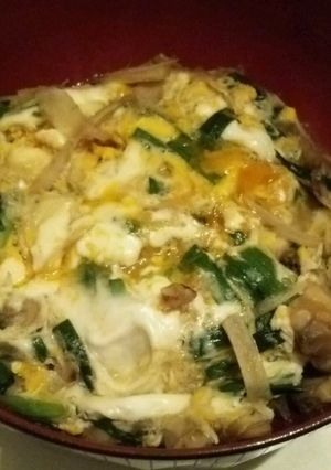 浅利とニラの柳川丼-レシピのメイン写真