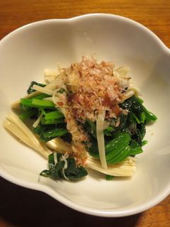 ホウレン草とえのきのお浸し♪-レシピのメイン写真
