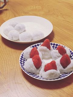 白玉粉で作る!簡単もちふわ苺大福-レシピのメイン写真