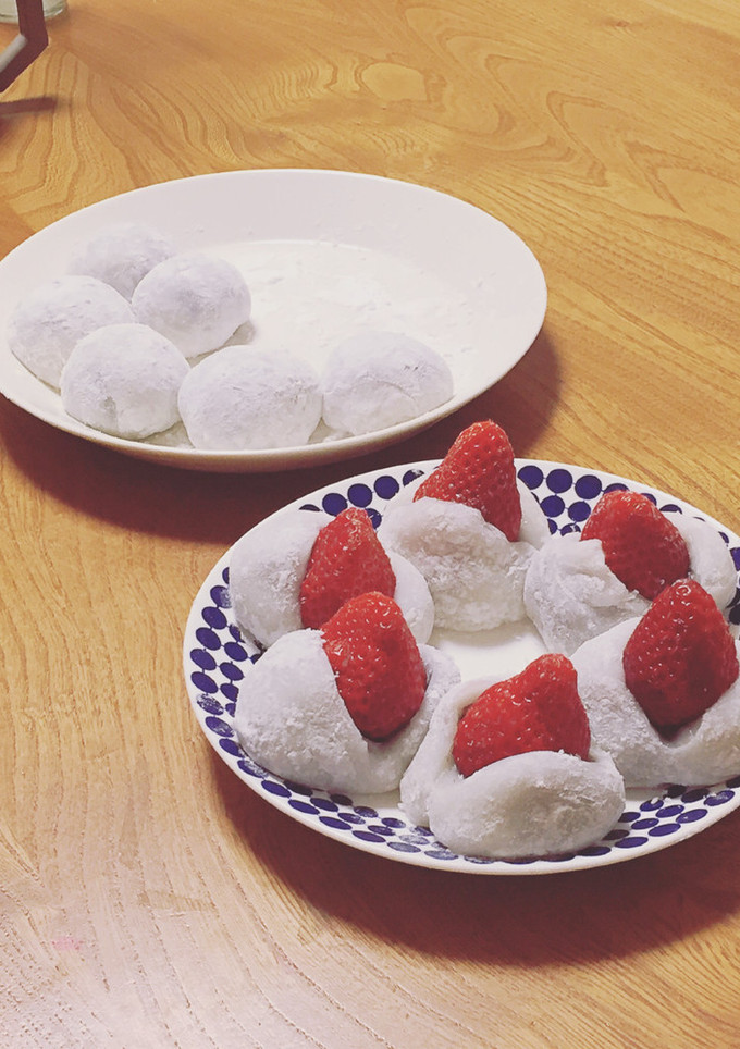 白玉粉で作る！簡単もちふわ苺大福-レシピのメイン写真