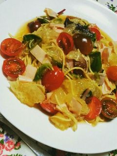 グレープフルーツの和風パスタ☆-レシピのメイン写真