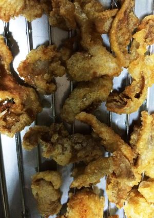 簡単☆鶏皮のパリパリ揚げ-レシピのメイン写真