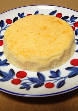 お一人様スフレチーズケーキ-レシピのメイン写真