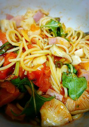 簡単！青唐辛子を使ったトマトソースパスタ-レシピのメイン写真