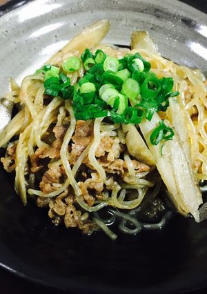 ＊牛肉とごぼうと糸こんの炒め煮＊-レシピのメイン写真