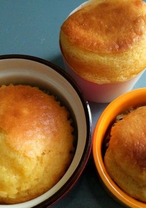 美味しく簡単！ふわふわカップケーキ☆-レシピのメイン写真