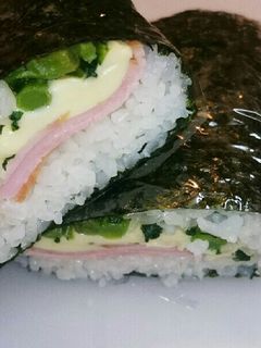 お弁当に☆簡単のり巻き風おにぎらず-レシピのメイン写真